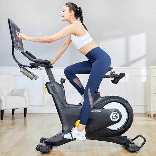 Pooboo A8 Commercial spin bike with 13kg flywheel and touch screen Source Factory direct selling bike spinning