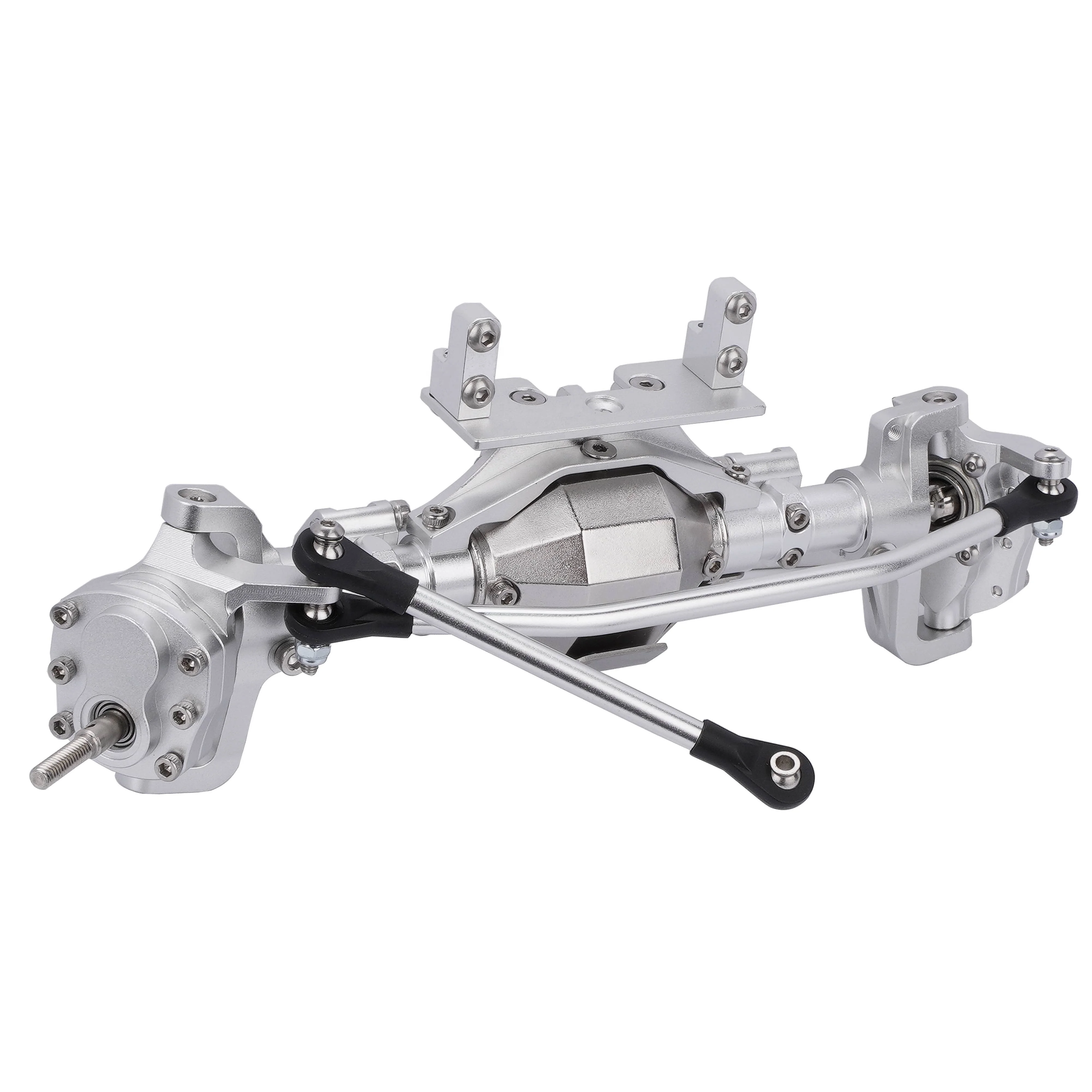 CNC Complete Front & Rear Portal Axle Assembly for 1/10 RC Car Crawler Axial SCX10II 90046 90047 Upgrades