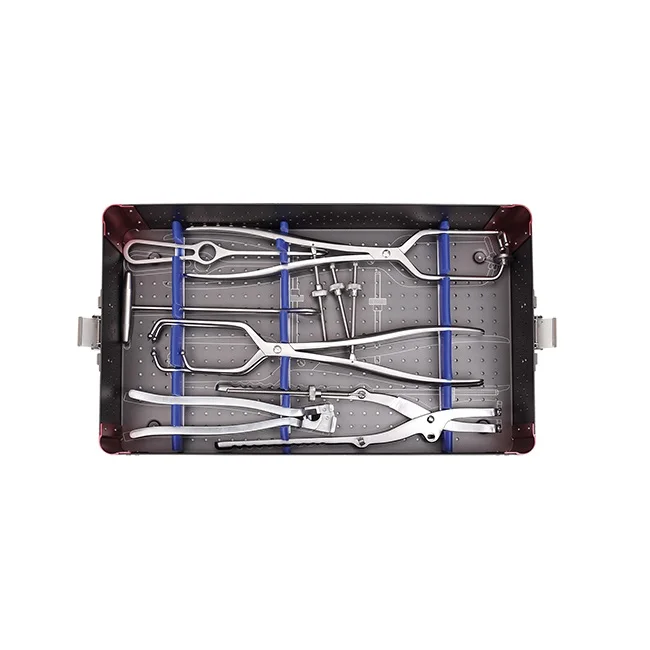 Factory price  Orthopedic  Surgical Instruments  Wellbone  Pelvic Reconstruction Plate Instrument Set
