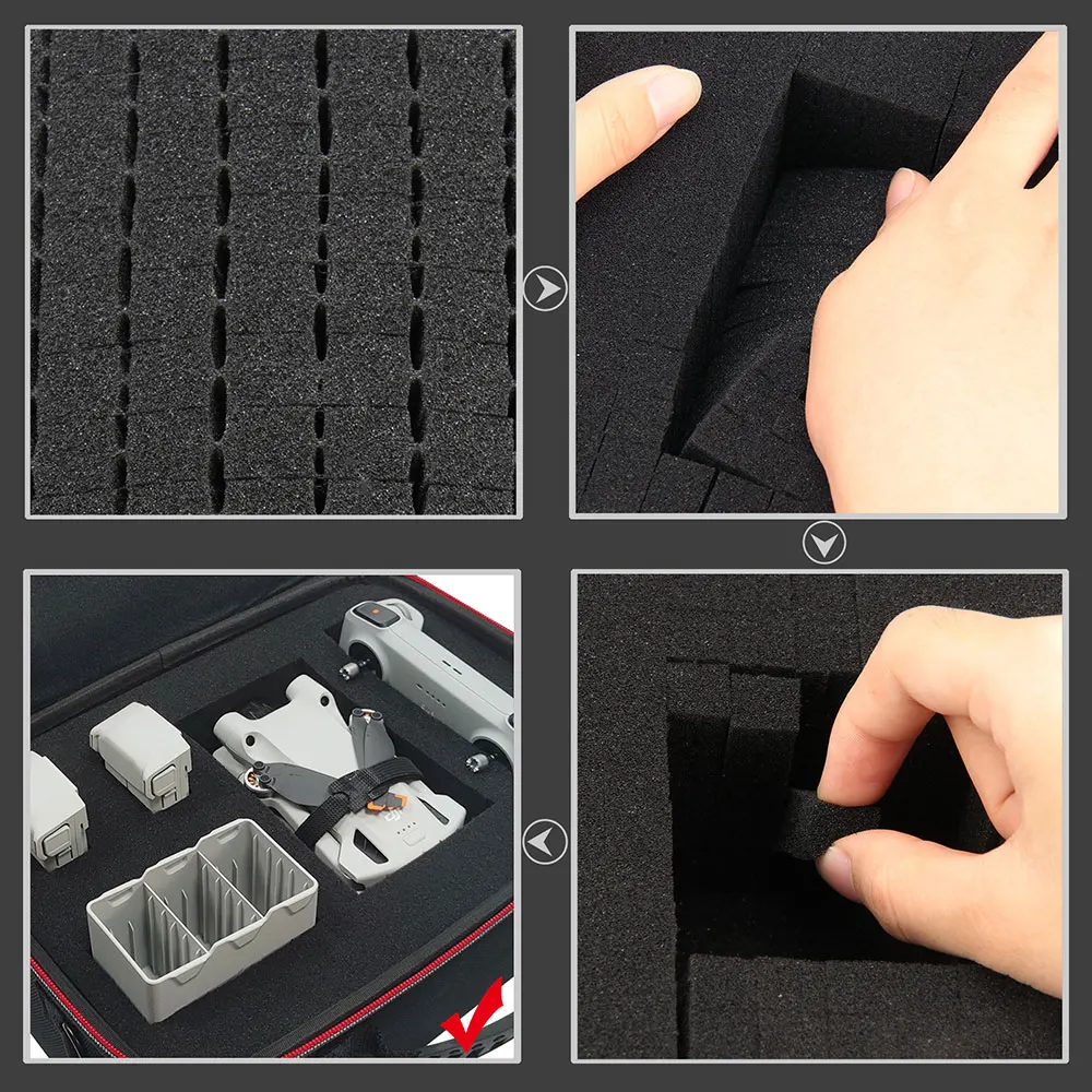 Big DIY Foam Custom Design Protective Storage Hard Carry EVA Tool Case