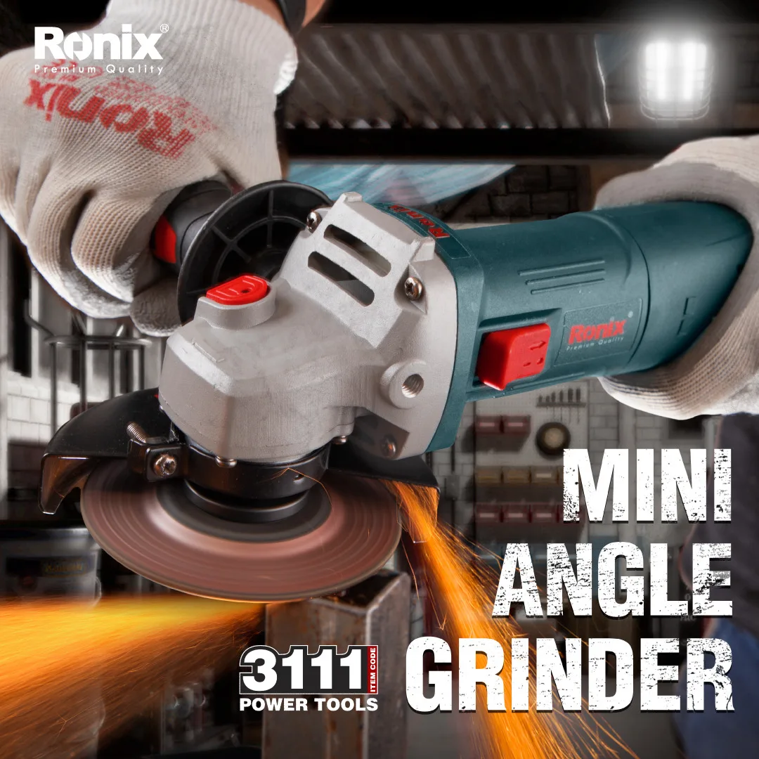 RONIX 115MM/5' mini angle grinder machine 12000RPM Professional Power Tools 850W electric angle grinder,power angle grinder