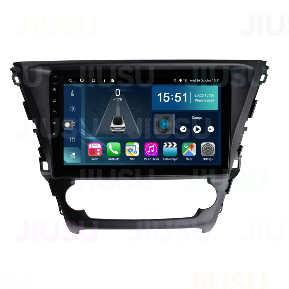 Автомагнитола с сенсорным экраном Android 12 GPS-навигация DVD-плеер стерео мультимедийная аудиосистема Для Toyota Avensis 2015-2018 DSP