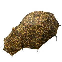 Collapsible Polyester Fabric Double Layer 4 person tent camouflage tent hunting tent