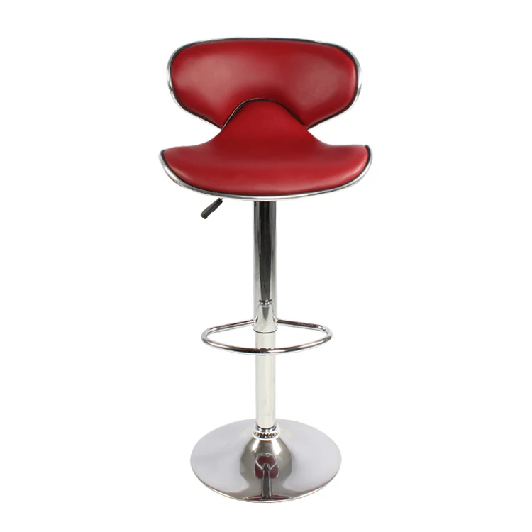 Hot Selling PU Leather Commercial Bar Furniture High Quality Wooden Bar Stool Chair