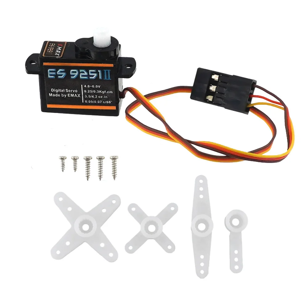 Certified Plastic Gear Motor Drive Digital Servo Set ES9251II for RC Spare Parts Accessories