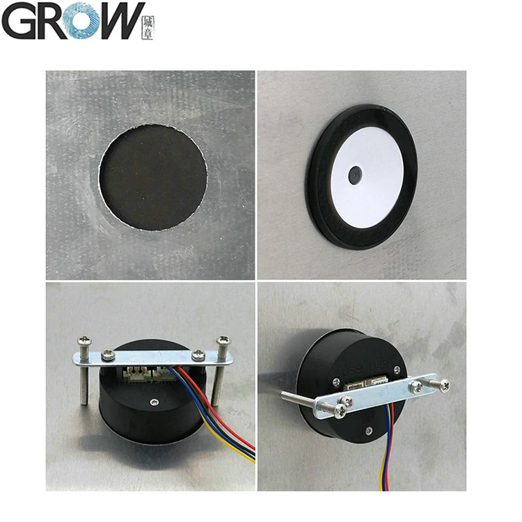  GROW GM73 круглый маленький USB UART 1D 2D QR-код сканер штрих-кода модуль