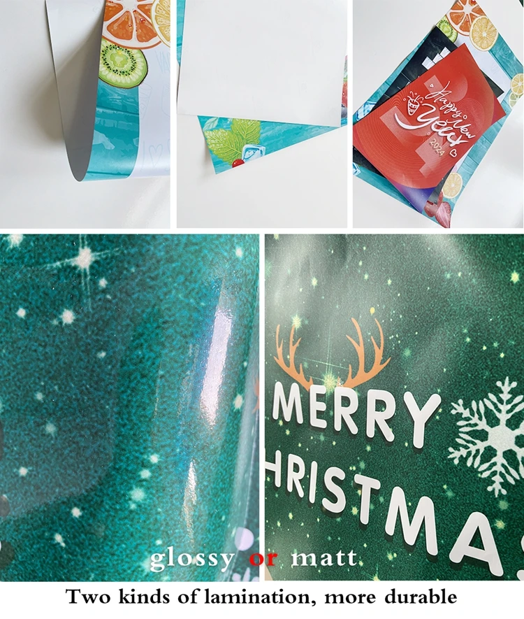 Custom poster printing laminated gym wallpaper poster wall art advertising stick poster