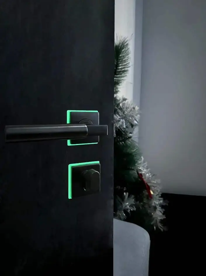 luminous+illuminated  stainless steel door handle