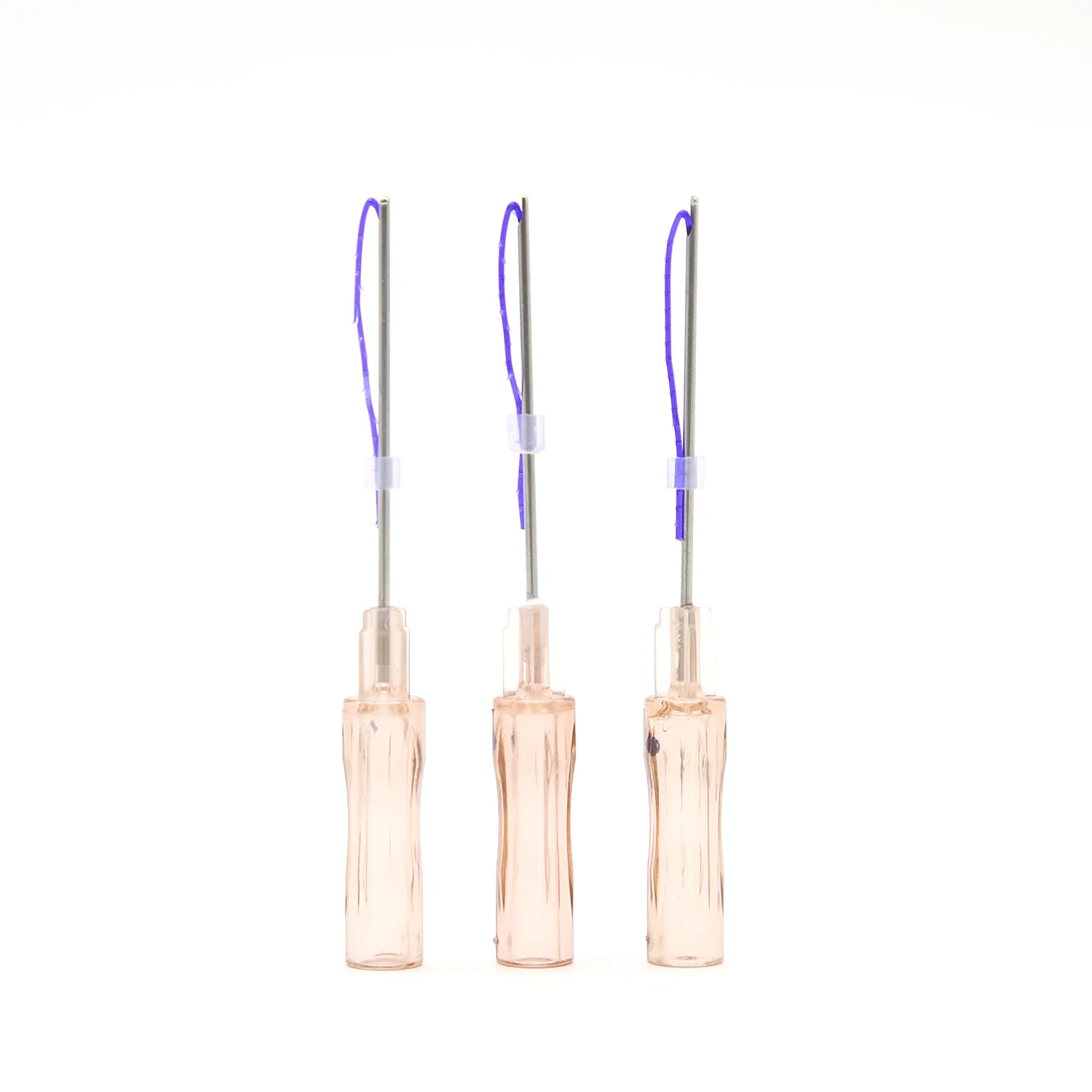 Curved suture cosmetic cog 4d 23G 90mm barbed facial lifting pdo thread with sharp needle