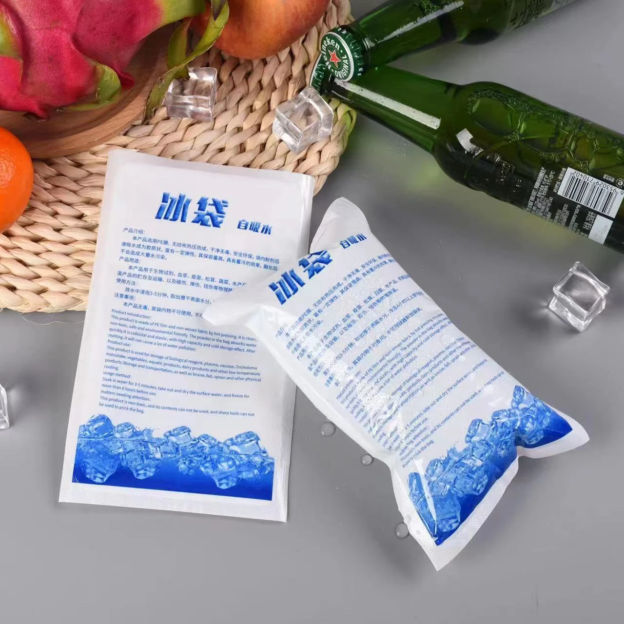 600 г ледяные пакеты можно срезать, автоматическое поглощение воды, сохранение свежести, замороженное долгое время, фрукты, овощи, рыба, еда, ледяной пакет