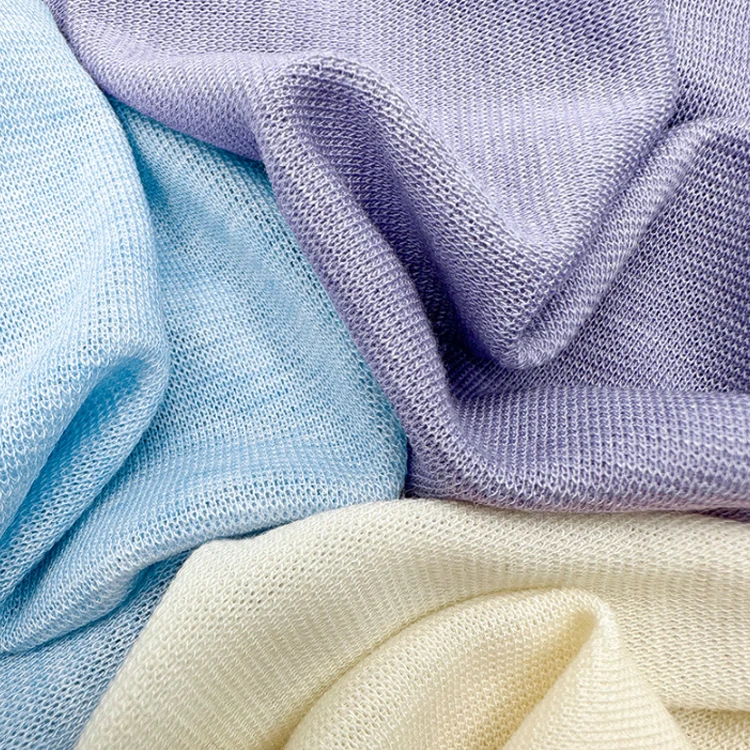 В наличии трикотажный материал 180gsm Мягкий текстильный ультратонкая шерсть мериноса один трикотаж вискоза спандекс ткань для футболки