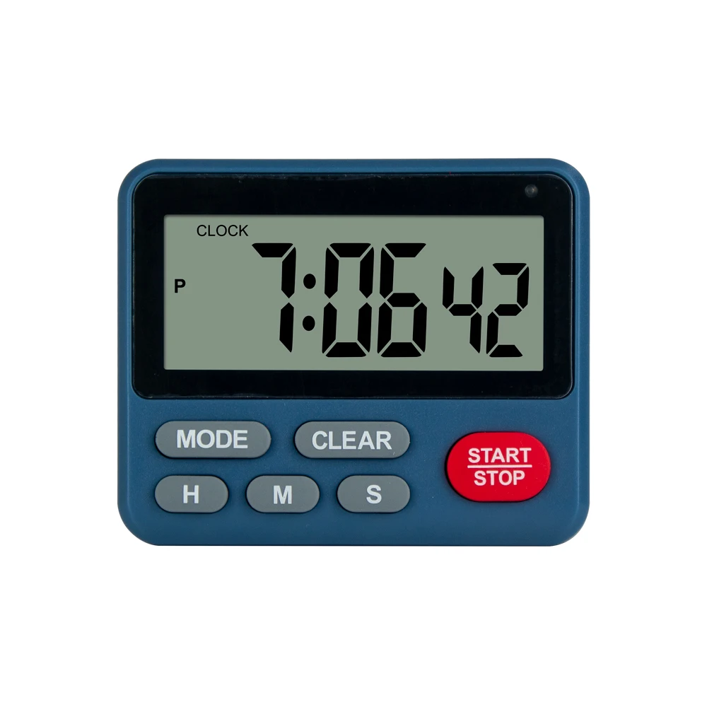 Loud/mute Hour Minute Second Digital Countup Countdown Clock Timer with Flash Light