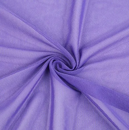 Wingtex 91% Nylon 9% Spandex 90gsm Elastic Mesh Fabric Power Net Polyamide Spandex Fabric for Dancewear