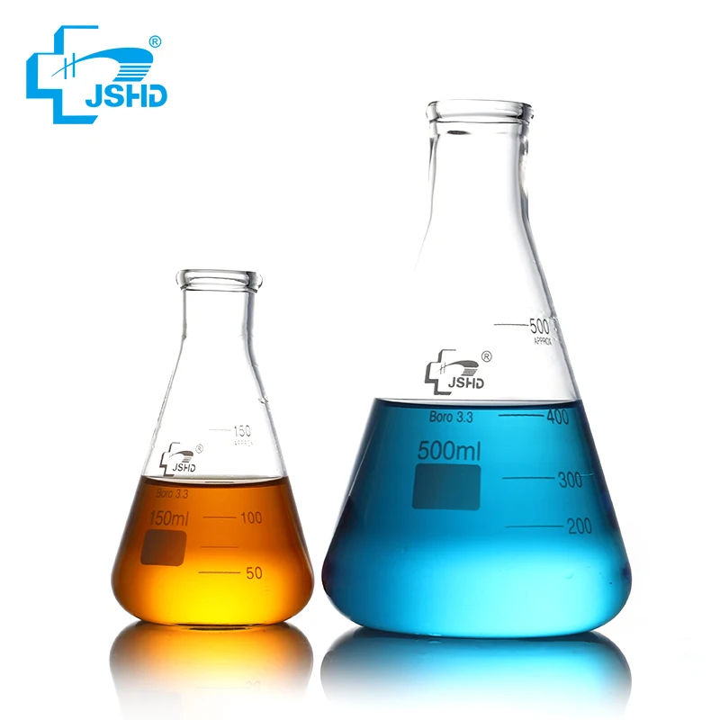  Прямые поставки от производителя бесплатные образцы коническая колба erlenmeyer объемом 2000