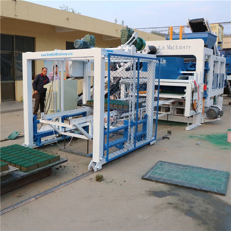 QT10-15 Китай мини PLC гидравлический цементный бетонный полый блок формовочная машина для полого твердого асфальтоукладчика
