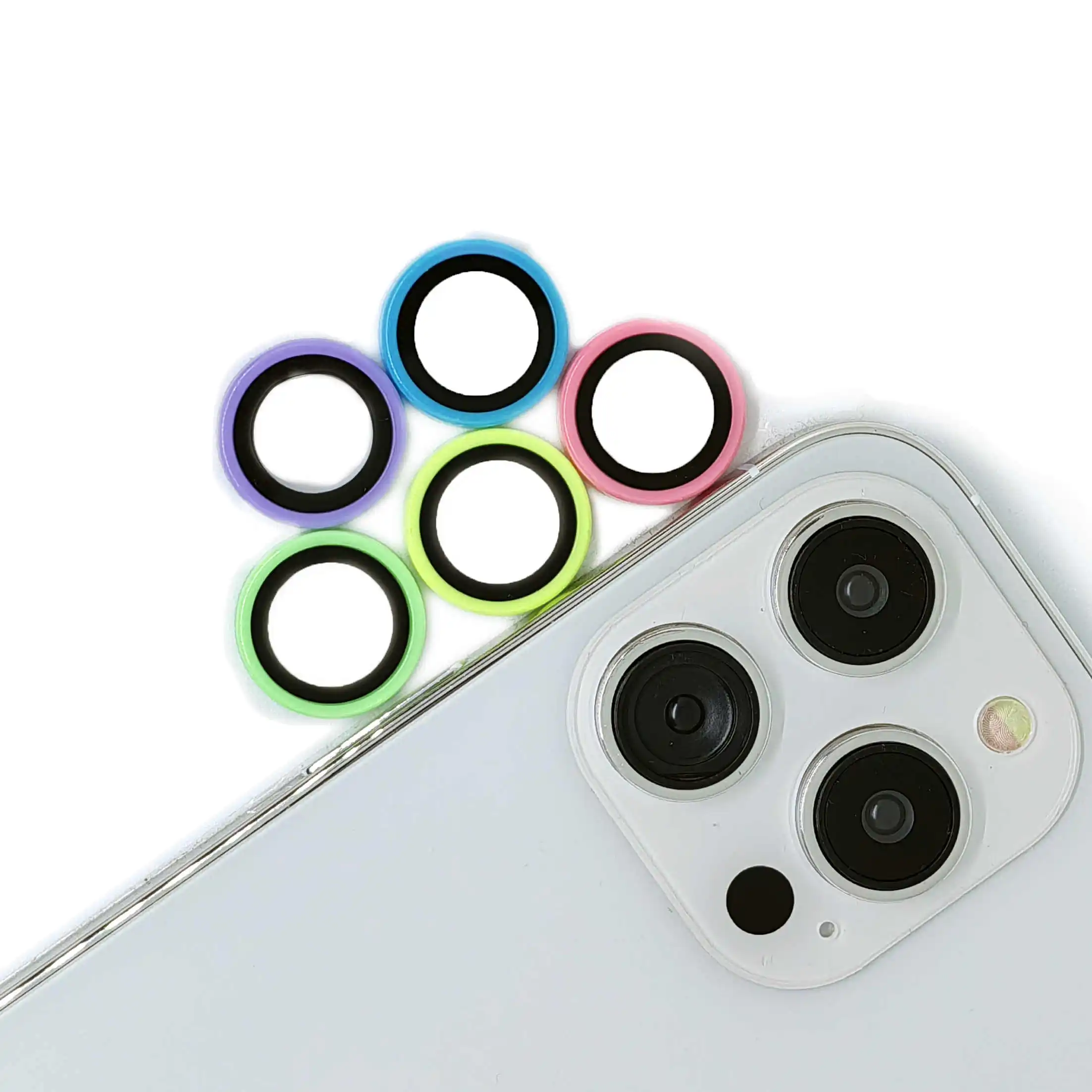 Ceramic Luminous Camera Protector for IPhone11 14 13 12 Pro Max IPhone13 Mini Protector Back Film Sticker  Lens Screen Protector