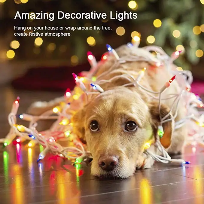 50 counts outdoor waterproof M5 Mini LED String Lights holiday decoration Christmas light