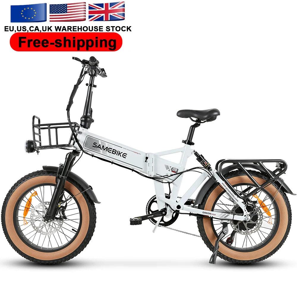 XWLX09-II 20-дюймовая шина 1000 Вт двигатель SHIMANO 7 скоростей 15AH гидравлический дисковый тормоз складной электрический велосипед запас ЕС 48 В