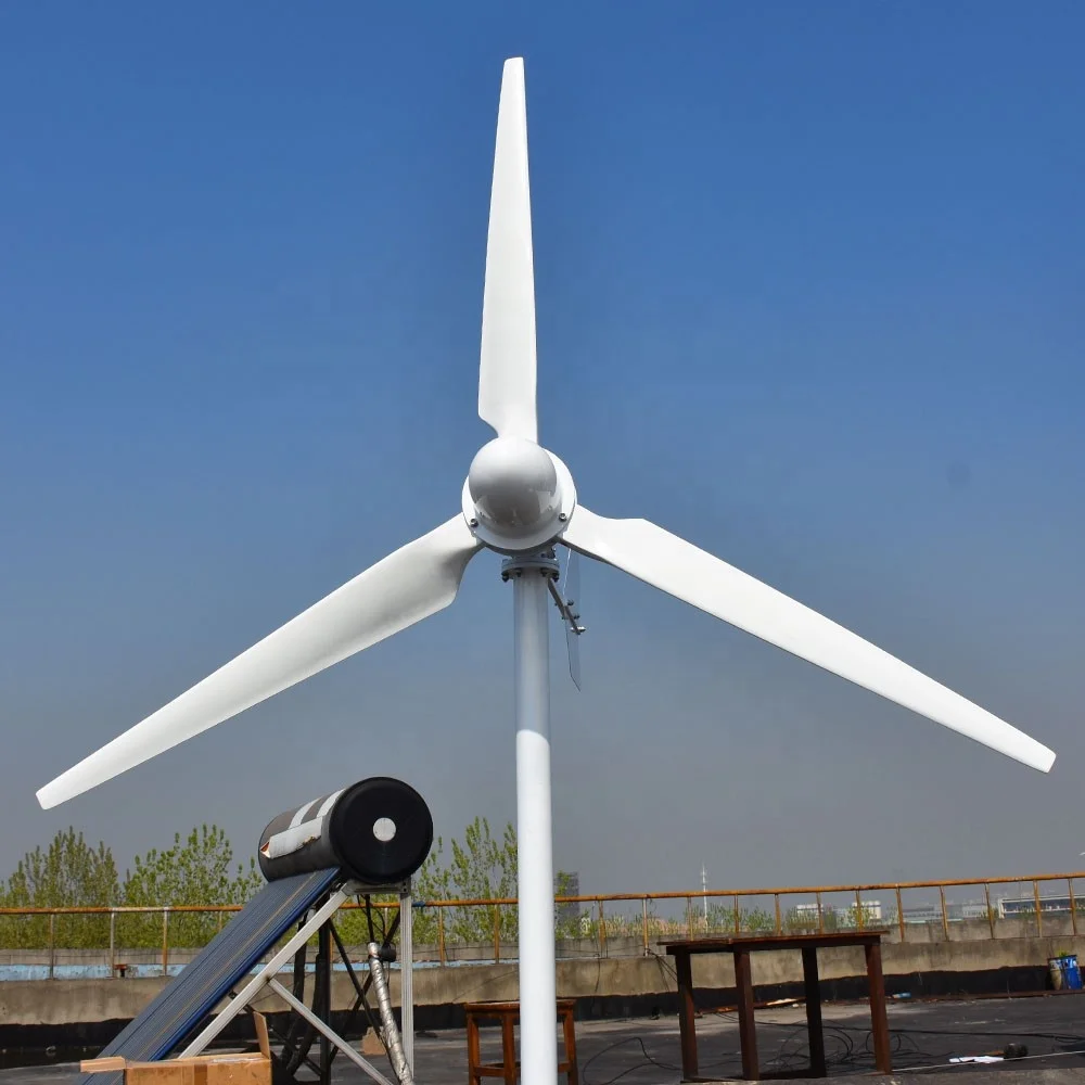 
1kw 2kw 3kw 5kw 10kw 20kw windmill power plant horizontal axis wind generator wind turbine for home used 