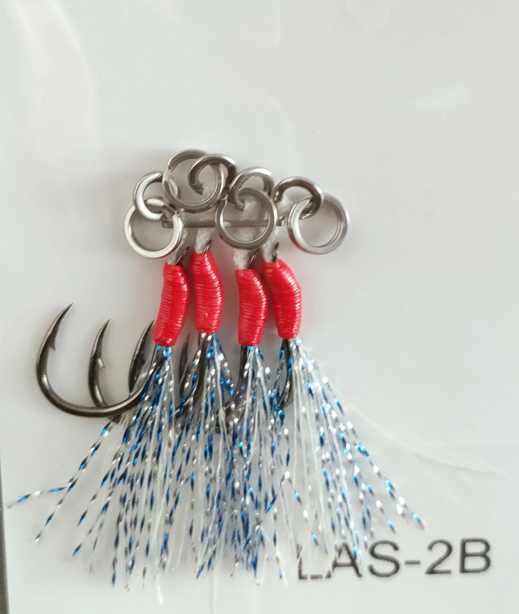 CWAH20 High Carbon Stainless Steel Large squid Bait fishing Assist slow fast Saltwater Jigging  fish jig Hooks