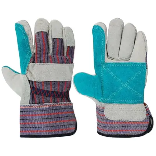 High Quality Leather Work Assembly Gloves safety Working Gloves Electric welding gloves