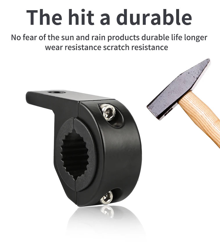 1 Piece Universal ATV UTV TRUCK AU Motorcycle Bar Pipe Tube Holder LED spotlight Mount Clamps