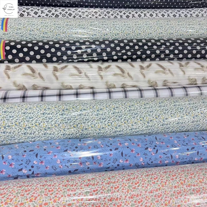 Китайский текстильный тканый высококачественный полиэстер спандекс 4 способа стрейч печати ткань в наличии цена кг