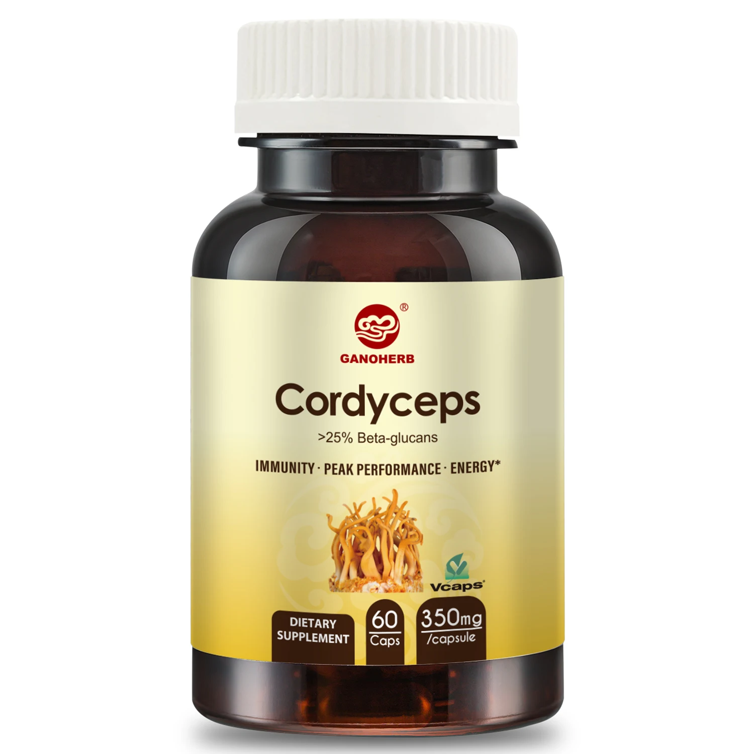 Organic Cordyceps Militaris Powder Capsule For Energy Booster