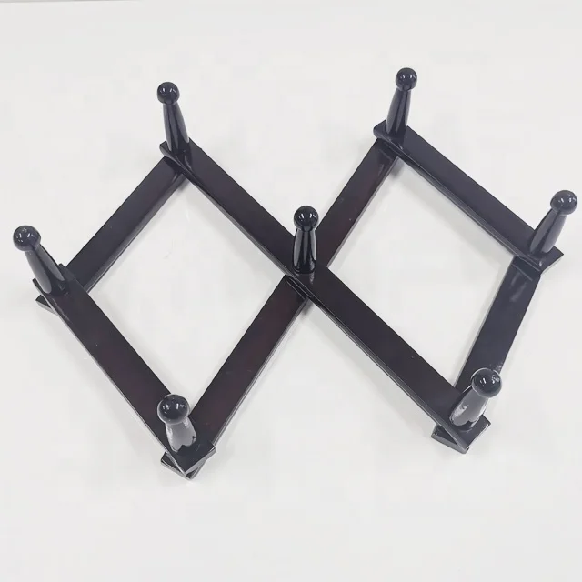 Wooden Coat Rack Clothes Hanger Hooks Living Room Wall Rack