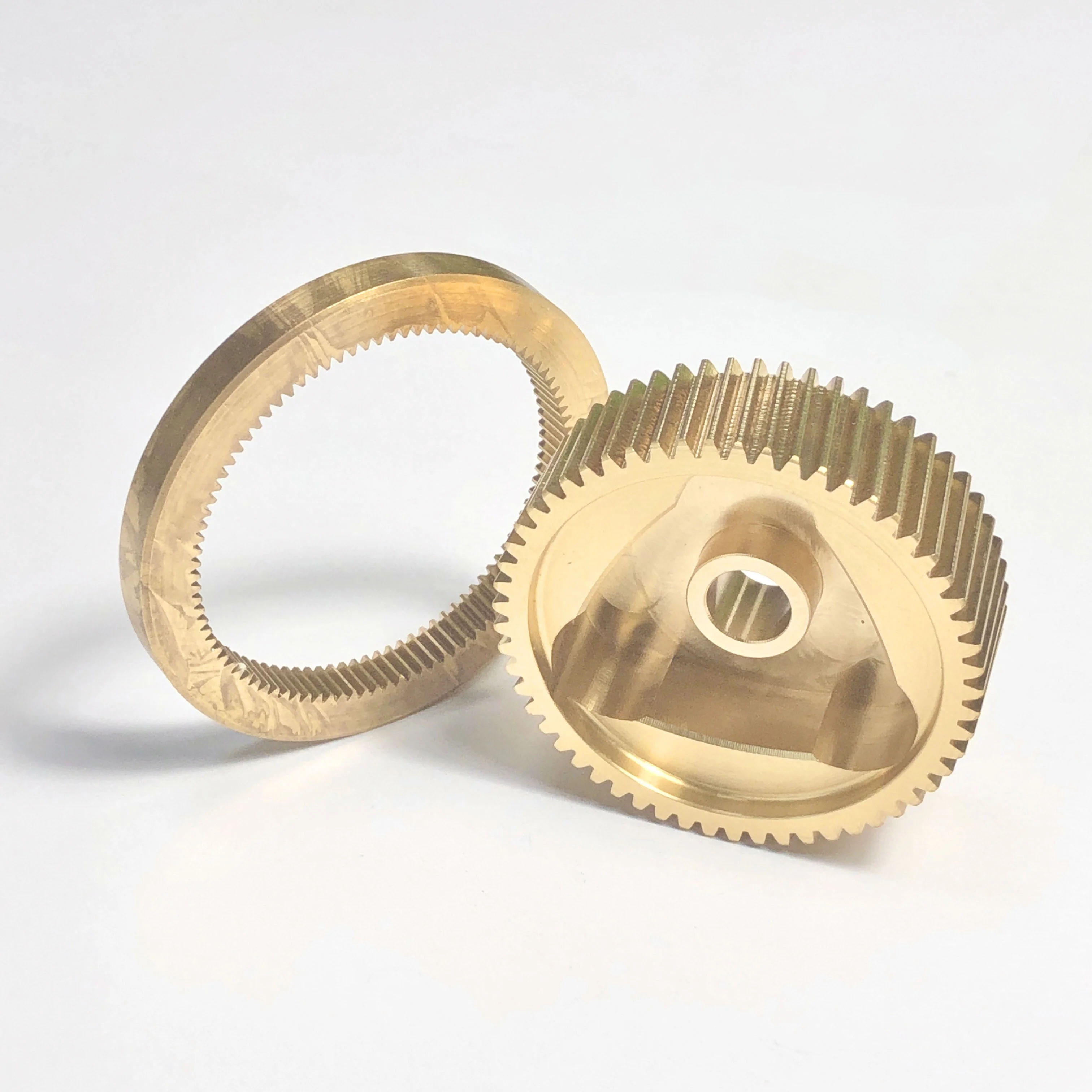 Custom Precision Casting CNC Machining Gear Brass Double Enveloping Worm Gears