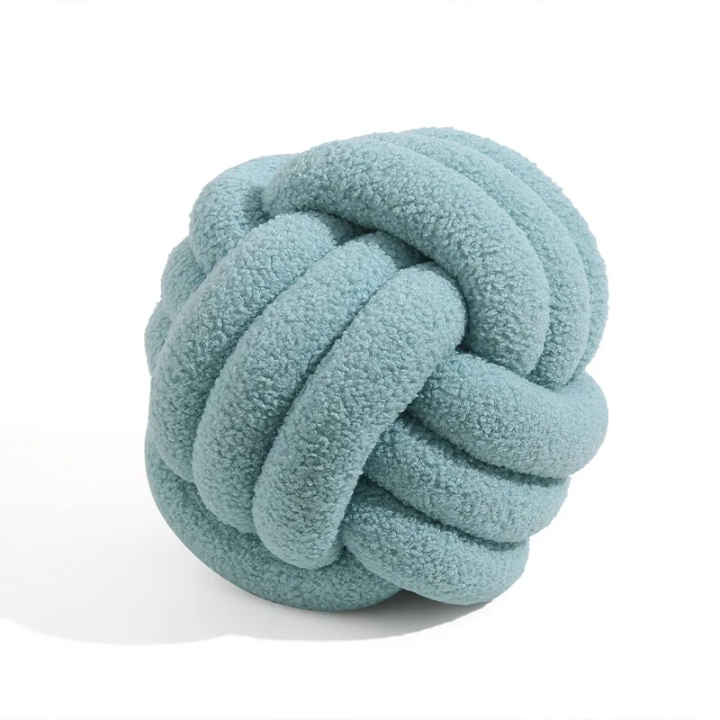 knot ball pillow Soft Home Decorative Pillows Handmade Knotted Plush Pillow ball modern decorative led chandelier for home