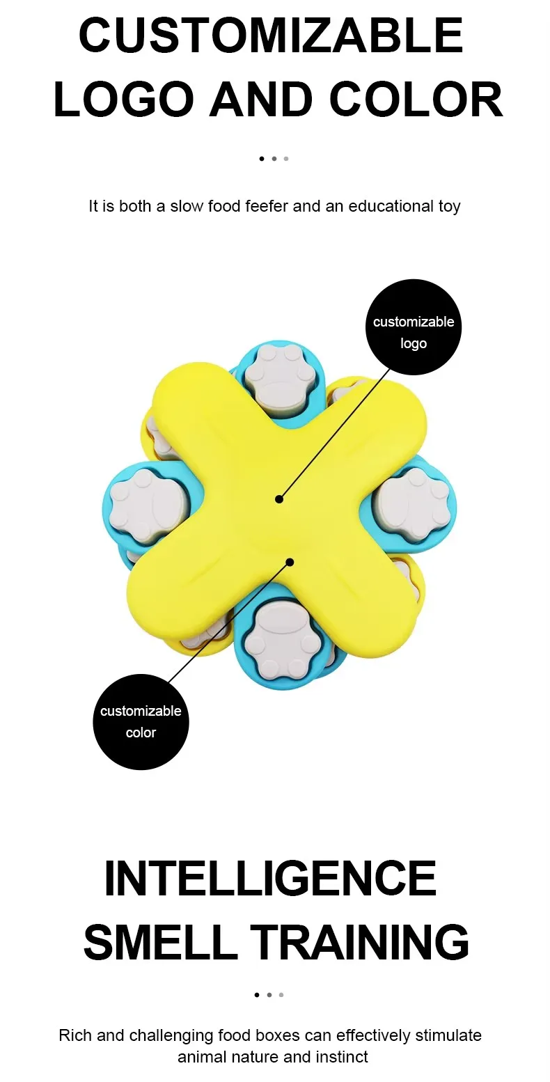 Dog toys Self high relief Hidden food feeder Dog training games interactive educational pet toy supplies puzzle