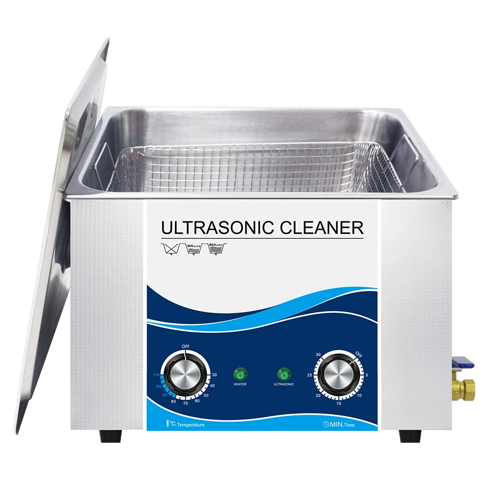 360W 15L 40Khz Heater Adjustable Ultrasonic Washing Machine for Lab Medical Precise Instruments Cleaning