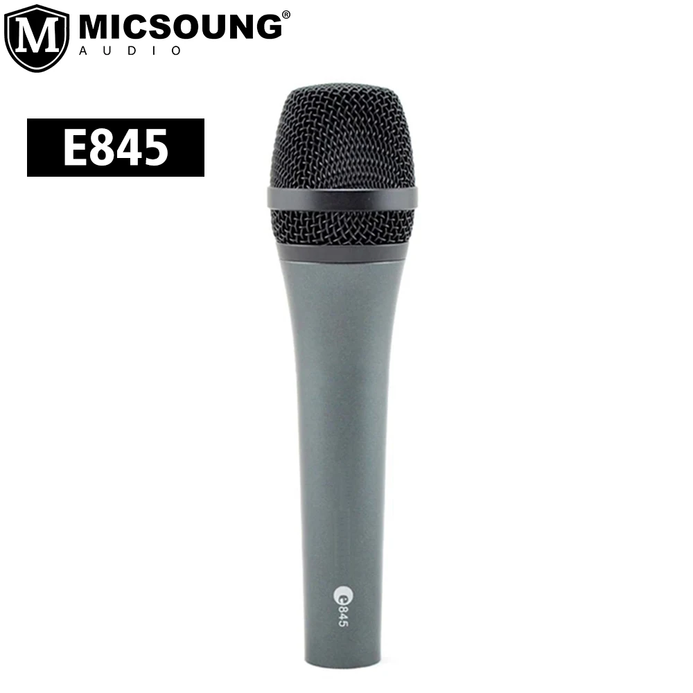 E845 Vocal Handheld Dynamic Microphone Cardioid Wired Mic for Stage Performance  For Sennheiser