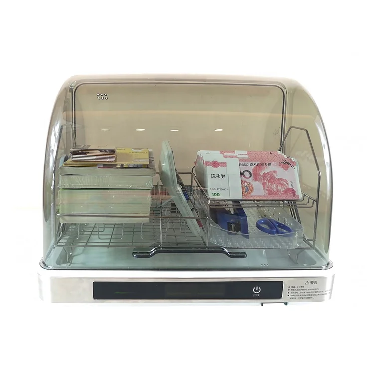 restaurant household automatic utensils chopping board dish kitchen countertop cabinet sterilizer dryer rack