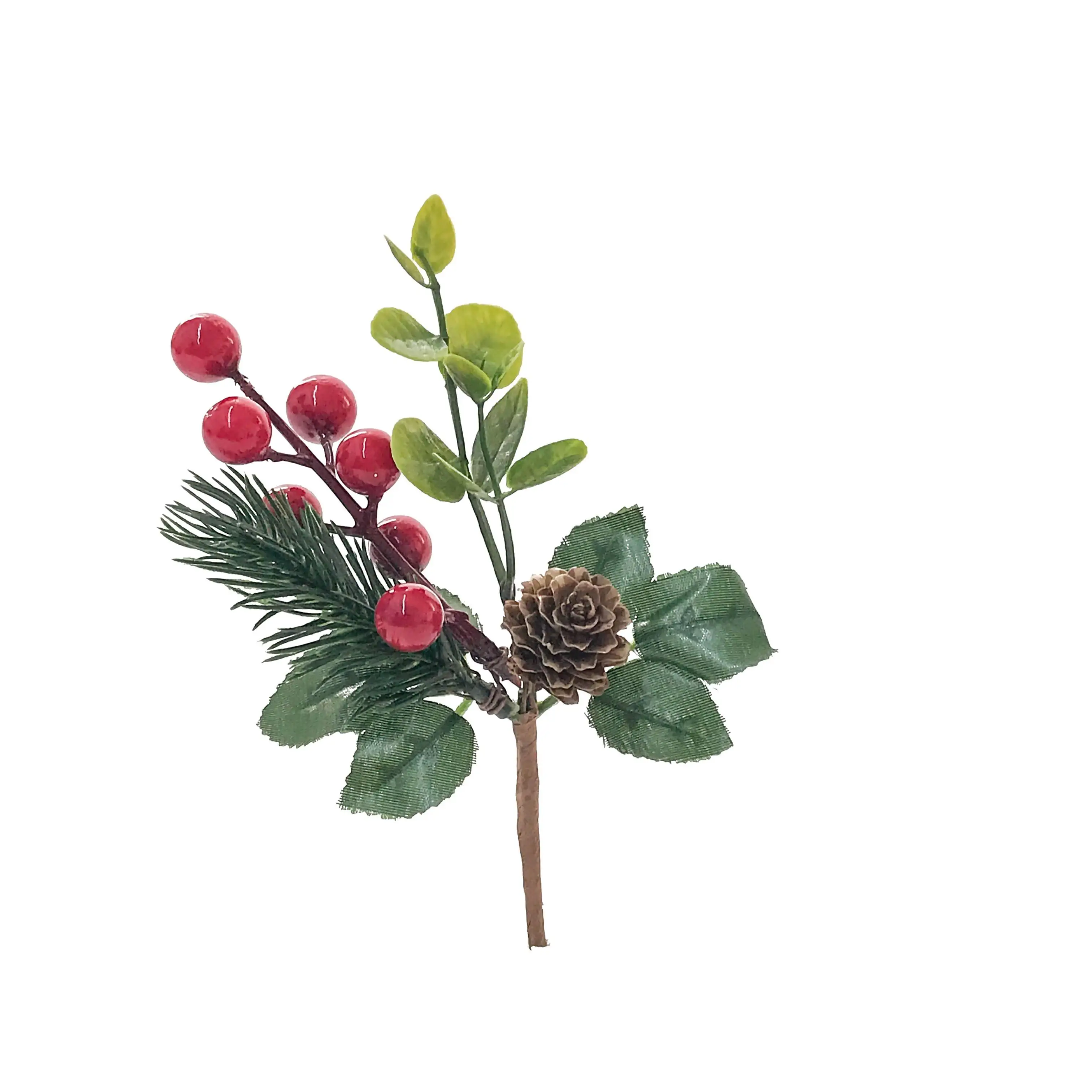 Artificial Christmas Holiday Pinecone Twig Christmas Decoration