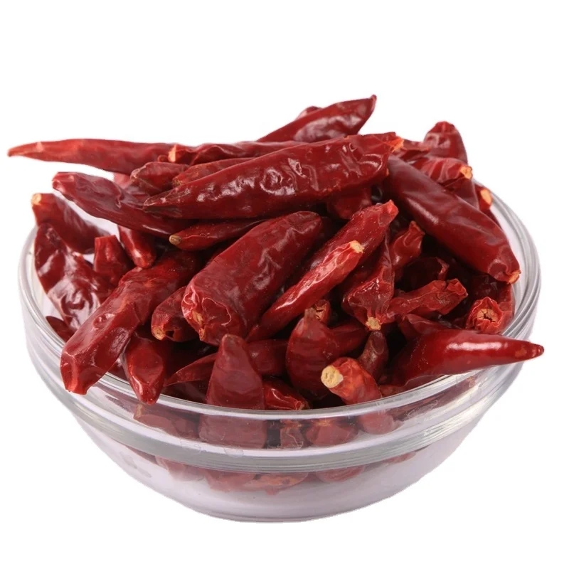 Chinese hot spices seasoning raw material dehydrated small fred chili meat curing for cooking frying baking and boiling
