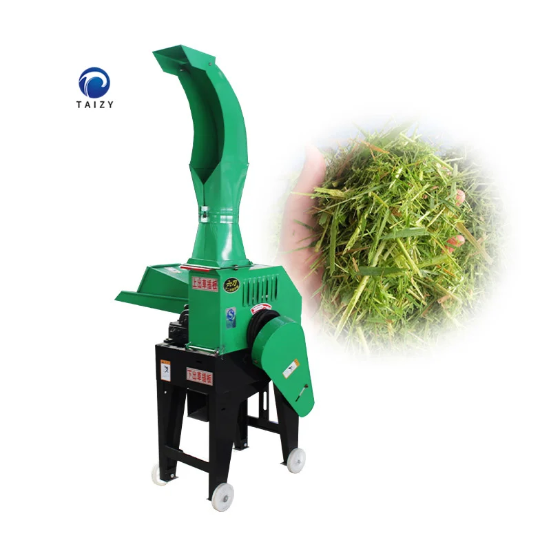 animal poultry feed fresh dry chaff cutter silage grass chaff cutter machine for animals
