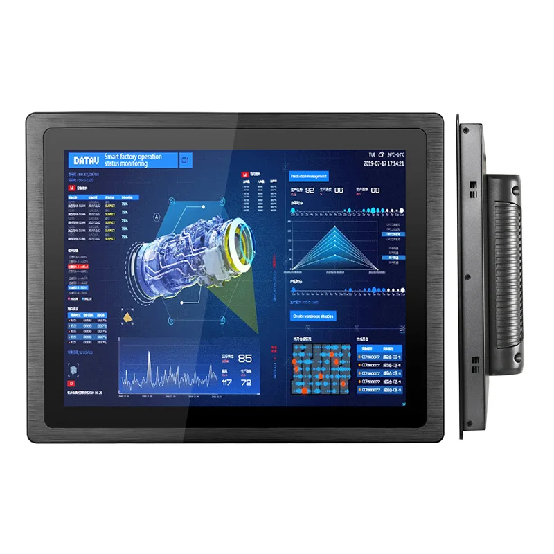 7 10.1 11.6 12.1 18.5 19 21.5 inch Embedded  Full IP65 industrial open frame capacitive Resistive Industrial touchscreen monitor