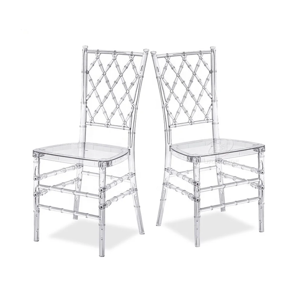 Wholesale price chiavari tifani plastic resin banquet chairs