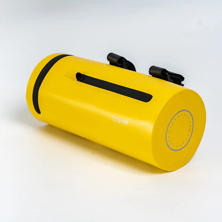 PVC Tarpaulin Waterproof Bicycle Bike Bag Customized Silkscreen Logo Outdoor Packing Color Feature Material bike handlebar bag