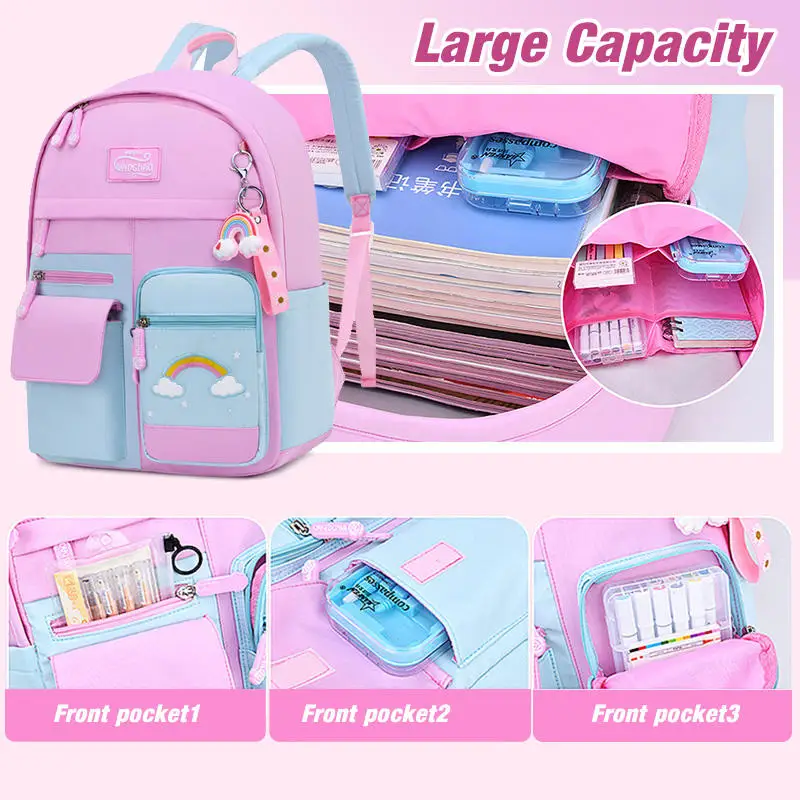 bolsos escolares girls logo student cartoon mochilas custom bookbags book children schoolbag backpack kids bag School Bags