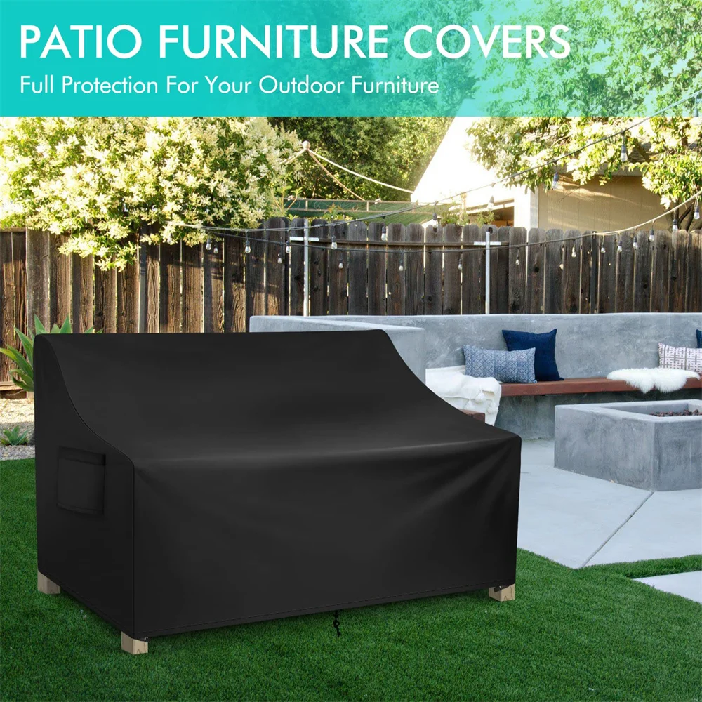 BEELAND Large Lawn Patio Sofa Cover Waterproof Outdoor Couch Cover Outdoor Loveseat Cover