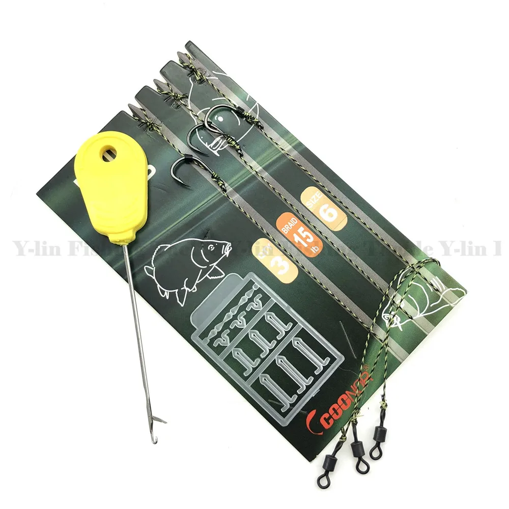 Carp fishing Accessories rig tool baiting needles end tackle drill with ready hair rigs