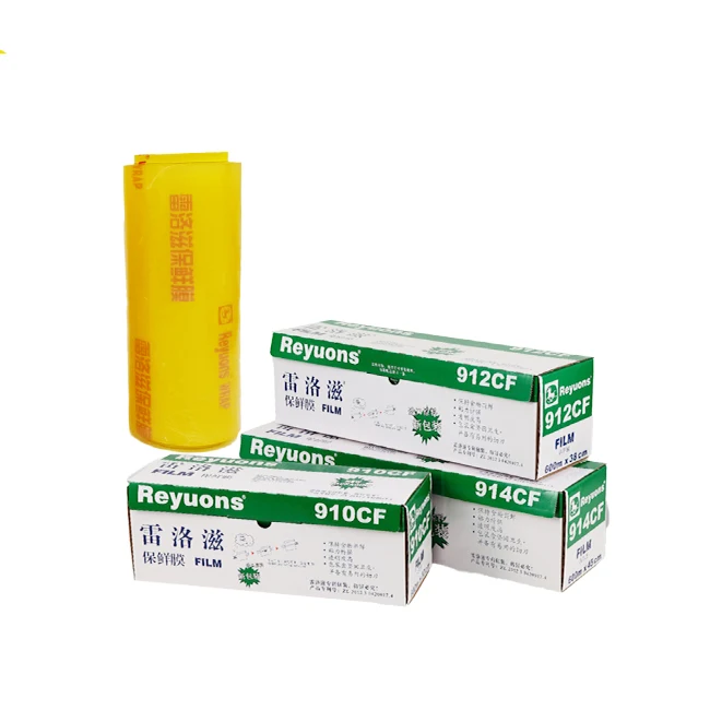 
Shrinking plastic film pvc food grade cling film transparent film for food 