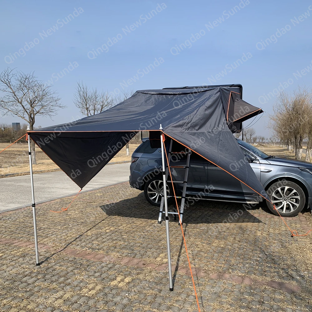 Camping equipment car  tent roof with side awning retractable roof car tents side awning 4x4 4wd awning for camping
