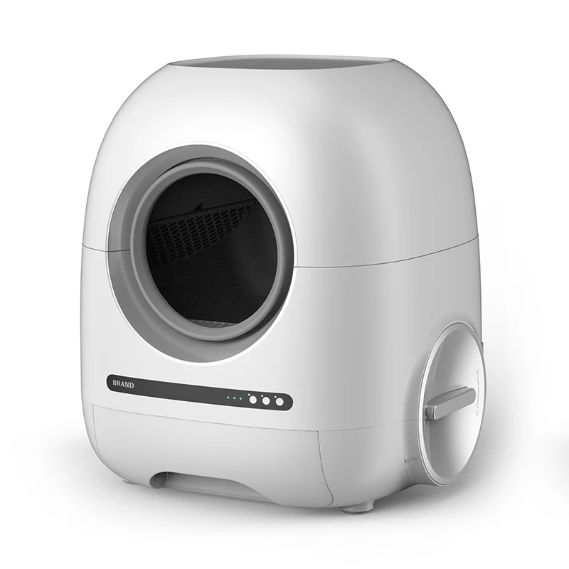Smart Intelligent Setting Button Cat Litter Tray Control Auto Cleaning Cat Litter Box Luxury Automatic Self Cleaning Cat Toilet