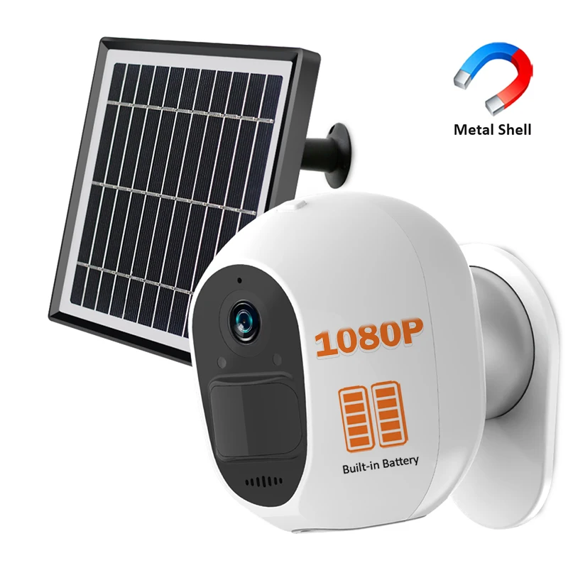 Outdoor IP Camera 1080p HD Battery WiFi Wireless Surveillance Camera 2.0MP Home Security Waterproof PIR Alarm Audio Low Power