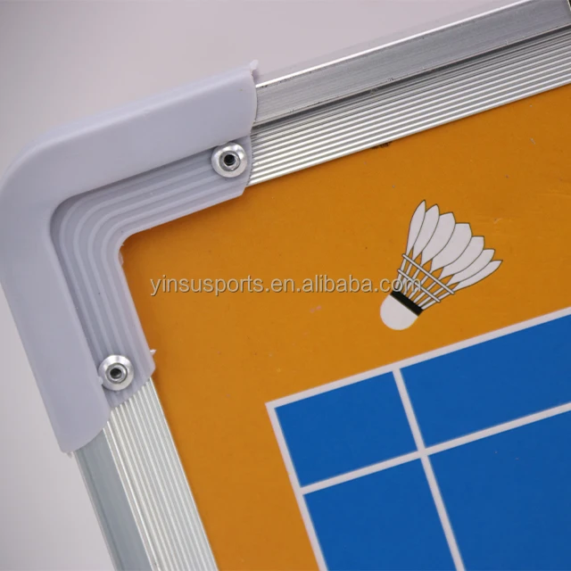 Aluminum alloy badminton tactical board magnetic coach chart display board teaching board