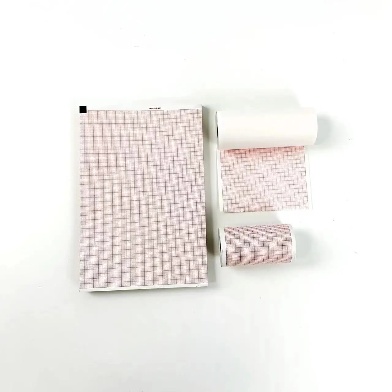 Hospital Thermal Ctg Ecg Ekg Chart Fetal Monitor Medical Recording Rolls Printing Paper For Ge Coromatrix Printer